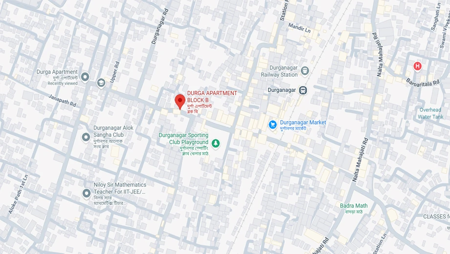 Location of Durga Apartment in Dum Dum, Kolkata - Image 377446