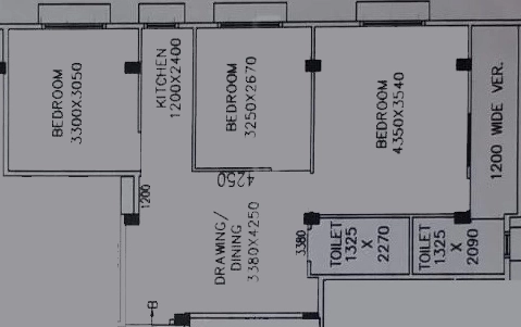 3 BHK Flat in Maa Sontoshi Shivaloy in Dum Dum, Kolkata - Image 906915