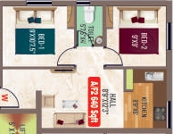 2 BHK Flat in Crest Pacino in Anakaputhur, Chennai - Image 906931
