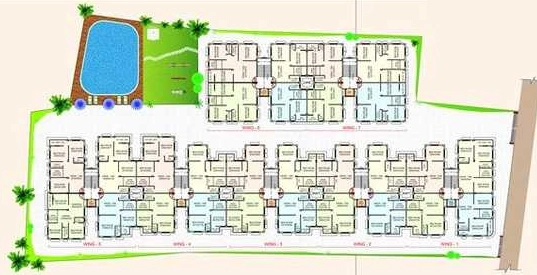 Master Plan of Mereit Gardenia in Durganagar, Kolkata - Image 377476