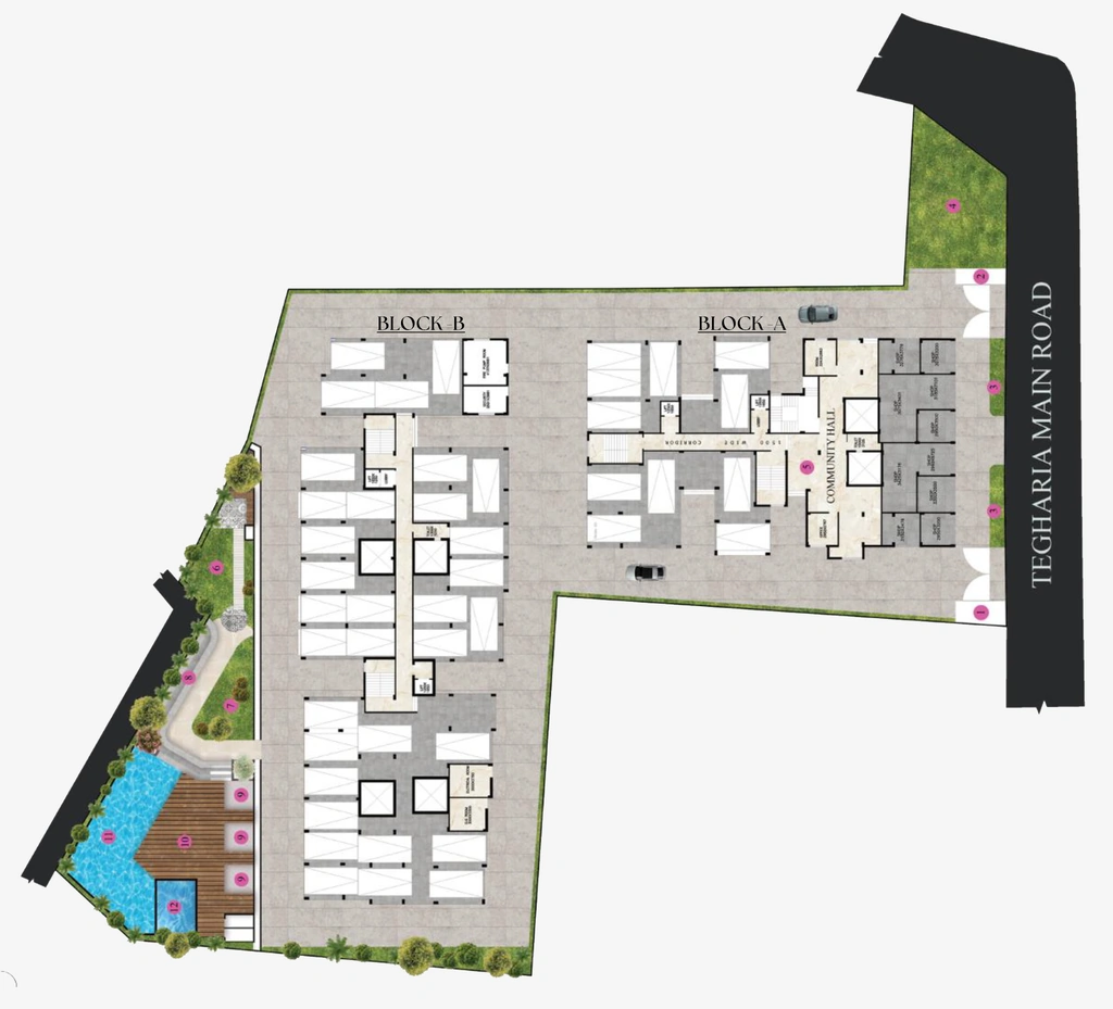 Master Plan of Vinayak Enclave in Teghoria, Kolkata - Image 377545