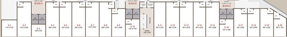 Floor Plan of Commercial Rajvi Rivera in Nava Vadaj, Ahmedabad - Image 377580