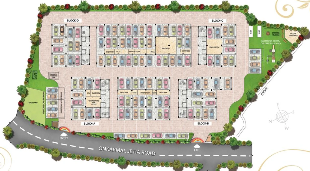 Master Plan of Akshat Laxmi Garden in Howrah, Kolkata - Image 377591