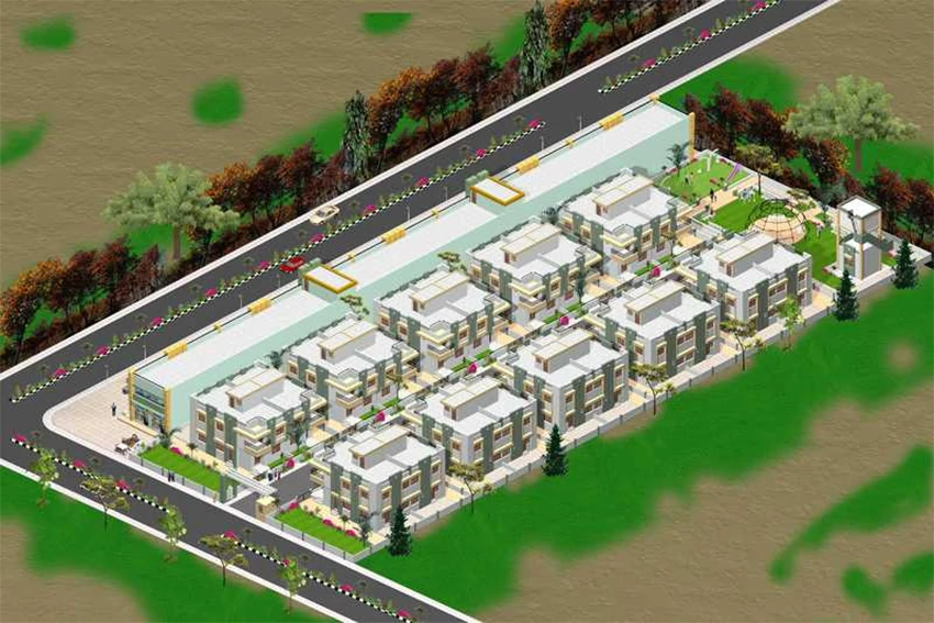 Master Plan of Rashmi Vaikunth Bungalow in Nava Naroda, Ahmedabad - Image 377623