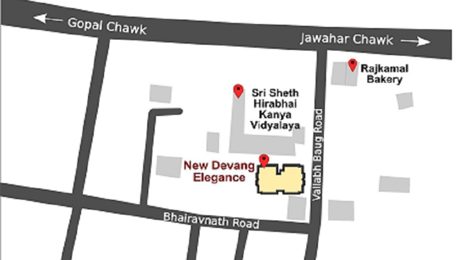 Location of Rivya New Devang Elegance in Maninagar, Ahmedabad - Image 377631