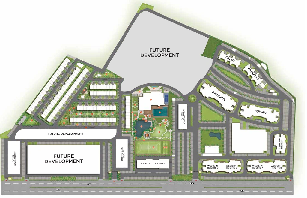 Master Plan of Joyville Shapoorji Pallonji One Estate in Howrah, Kolkata - Image 377683