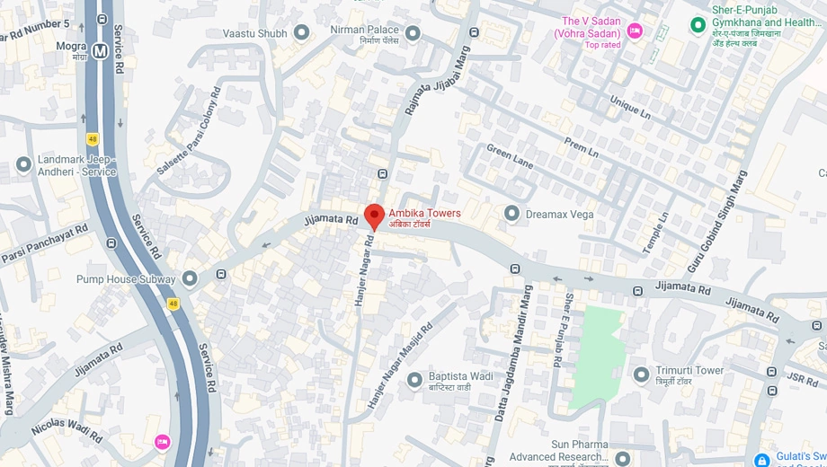 Location of JSR Ambika Towers - Image 382311