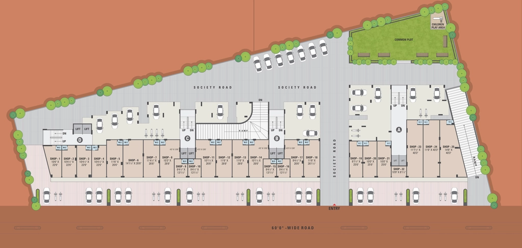 Master Plan of NSK Nikhil Krishna Royale in Hafeezpet, Hyderabad - Image 377864