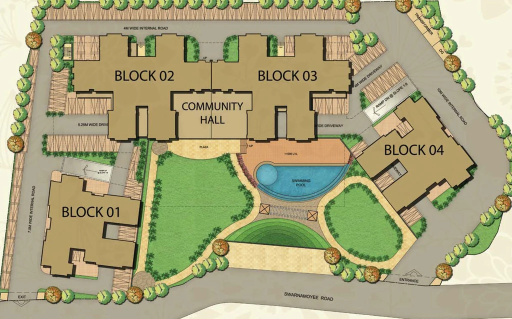 Master Plan of Merlin Waterfront in Howrah, Kolkata - Image 377727