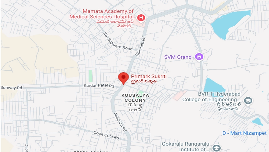 Location of Primark Sukriti in Hafeezpet, Hyderabad - Image 377871
