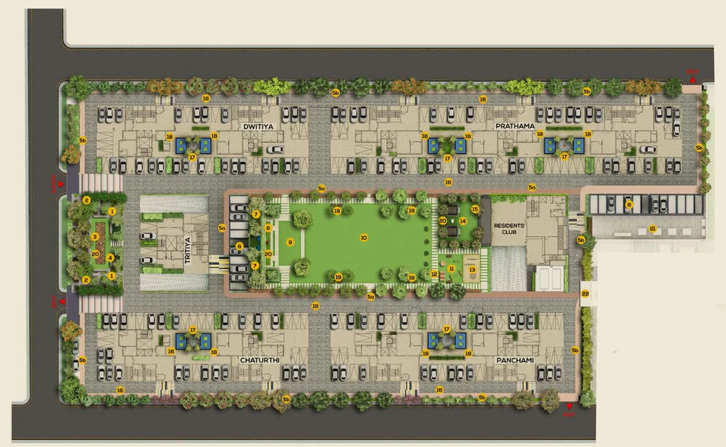 Master Plan of Ambuja Utpalaa The Condoville in Anandapur, Kolkata - Image 377967
