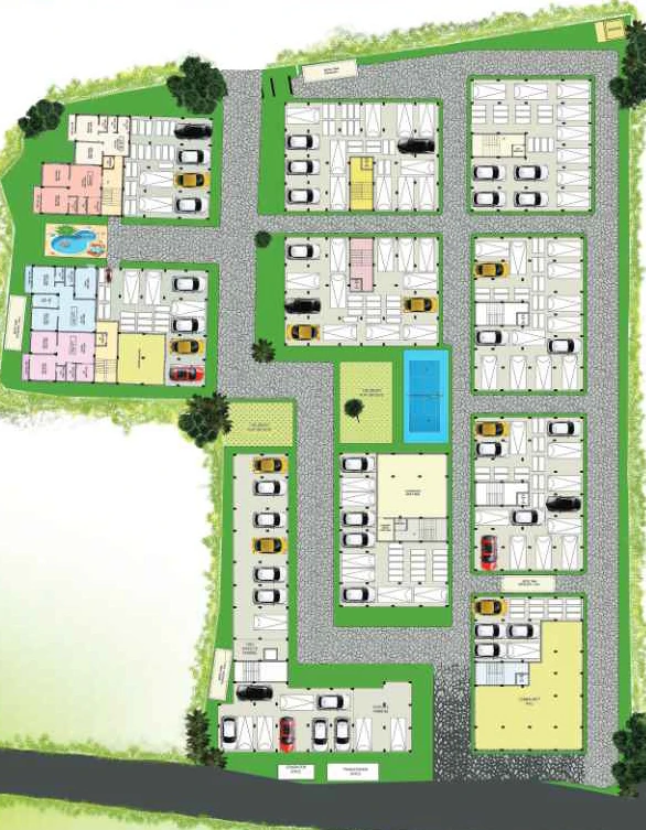 Master Plan of NB Vrindavan Garden in Howrah, Kolkata - Image 377744
