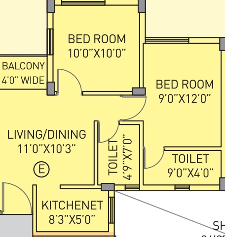 2 BHK Flat in Riya Manbhari Swarna Bhoomi in Howrah, Kolkata - Image 907052