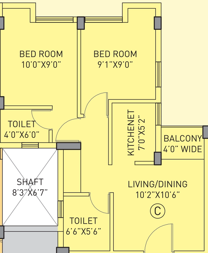 2 BHK Flat in Riya Manbhari Swarna Bhoomi in Howrah, Kolkata - Image 907053