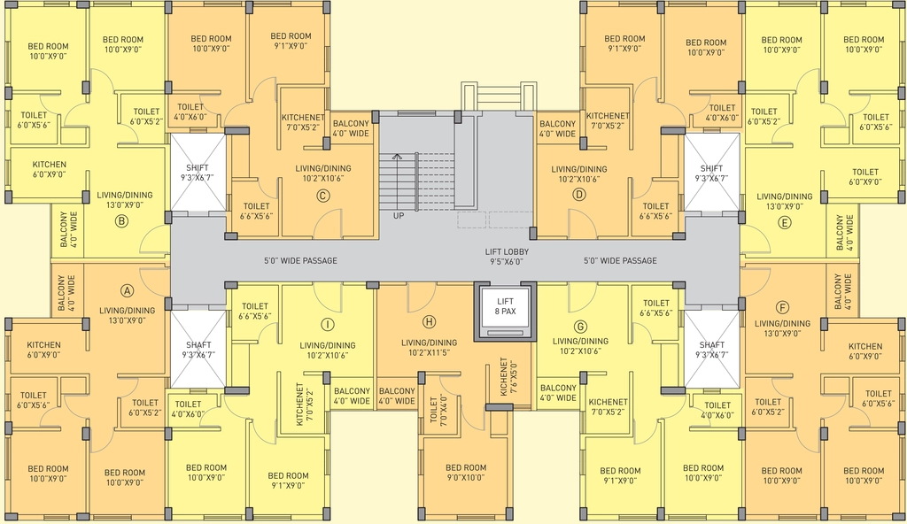 Floor Plan of Riya Manbhari Swarna Bhoomi in Howrah, Kolkata - Image 377780
