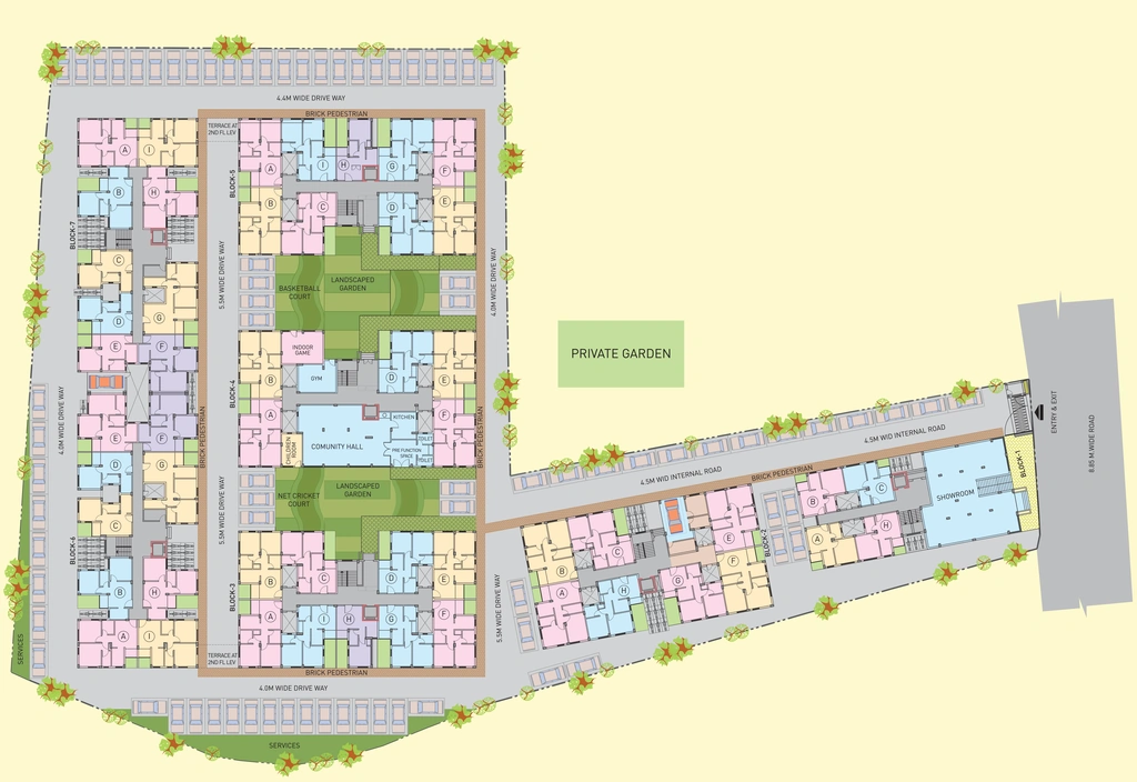 Master Plan of Riya Manbhari Swarna Bhoomi in Howrah, Kolkata - Image 377781