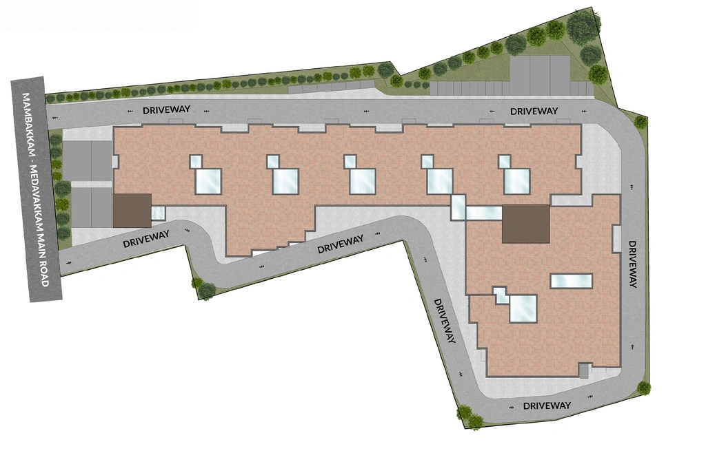 Master Plan of Rajparis Lakeview in Medavakkam, Chennai - Image 377791
