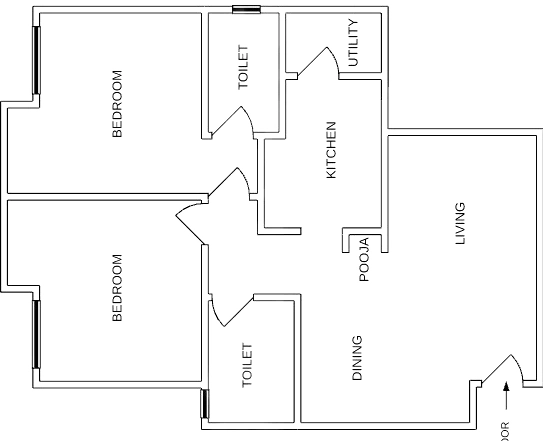 2 BHK Flat in Lodha Paradise in Majiwada, Thane - Image 908711