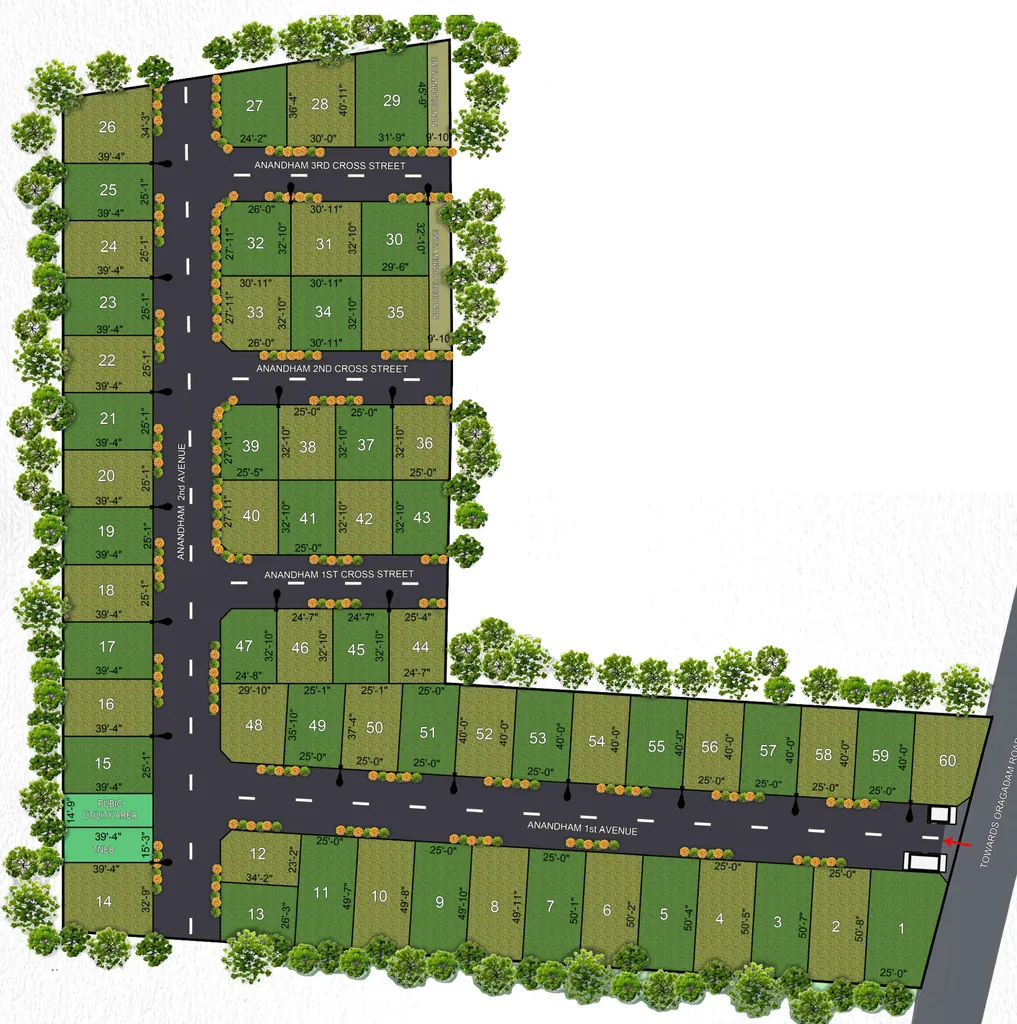 Master Plan of Rajparis Anandham in Padappai, Chennai - Image 377816