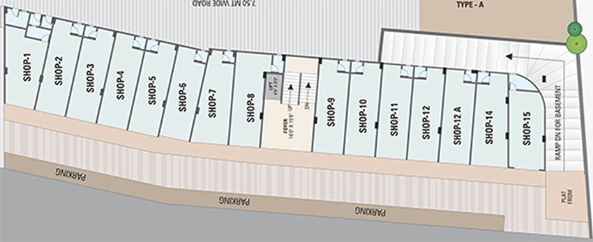 Floor Plan of Commercial Sanidhya Darshan Elegance in Sanand, Ahmedabad - Image 377831