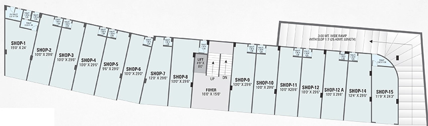 Floor Plan of Commercial Sanidhya Darshan Elegance in Sanand, Ahmedabad - Image 377830