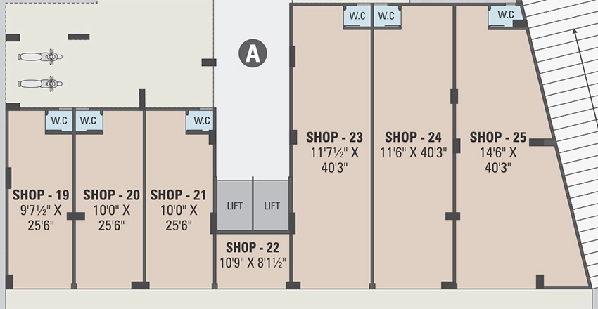 Floor Plan of Commercial Sanidhya Sky in Vinzol, Ahmedabad - Image 377868