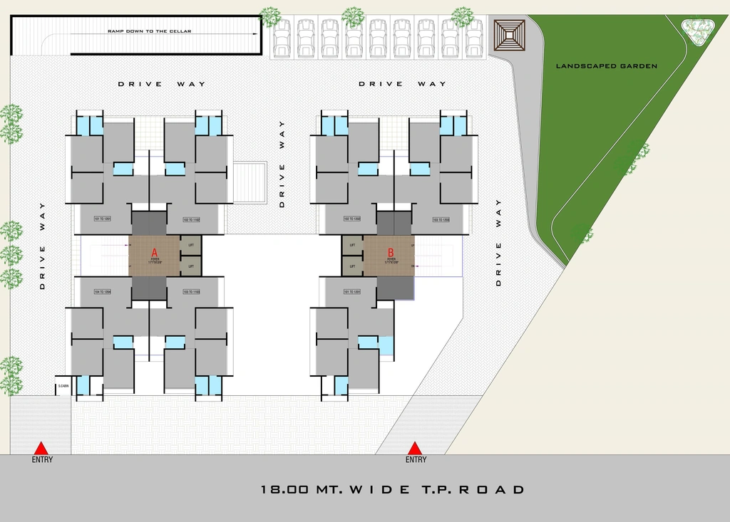 Master Plan of R Sharan Sanidhya Status in Chandkheda, Ahmedabad - Image 377884