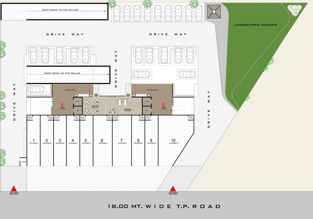 Master Plan of Commercial R Sharan Sanidhya Status in Chandkheda, Ahmedabad - Image 377889