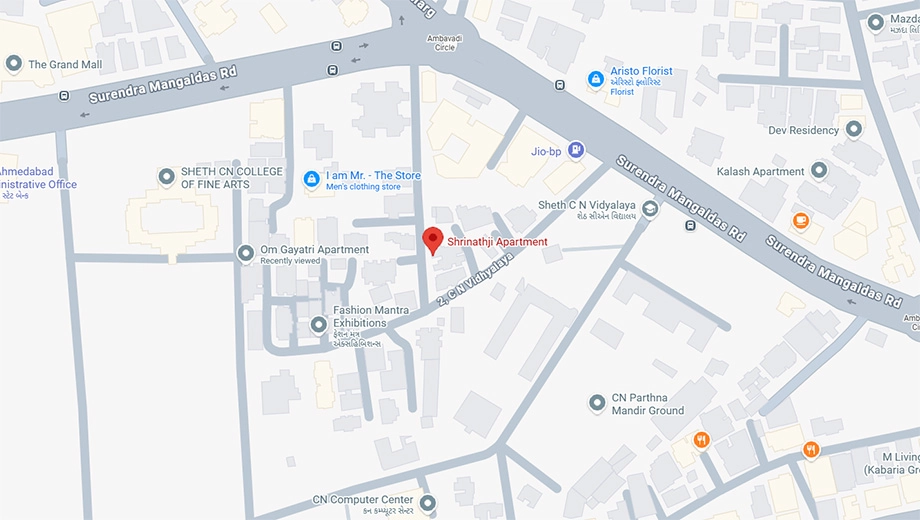 Location of Scope Shrinathji Apartment in Bapunagar, Ahmedabad - Image 377898