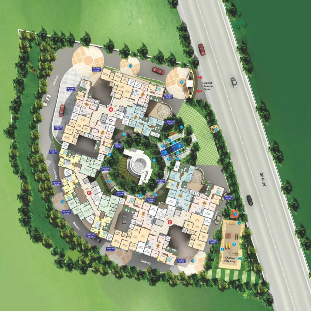 Master Plan of DSK Gandhakosh in Baner, Pune - Image 381267