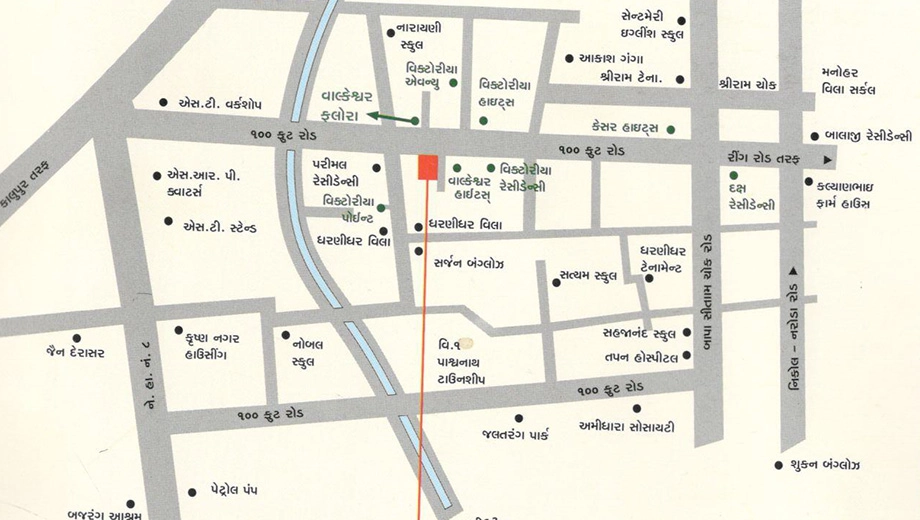 Location of Commercial Shanti Vraj Residency in Nava Naroda, Ahmedabad - Image 377909
