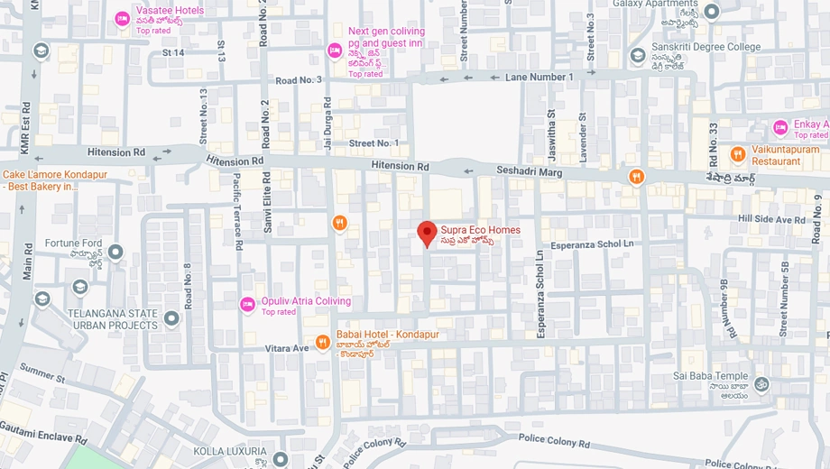Location of Supra Eco Homes - Image 378345