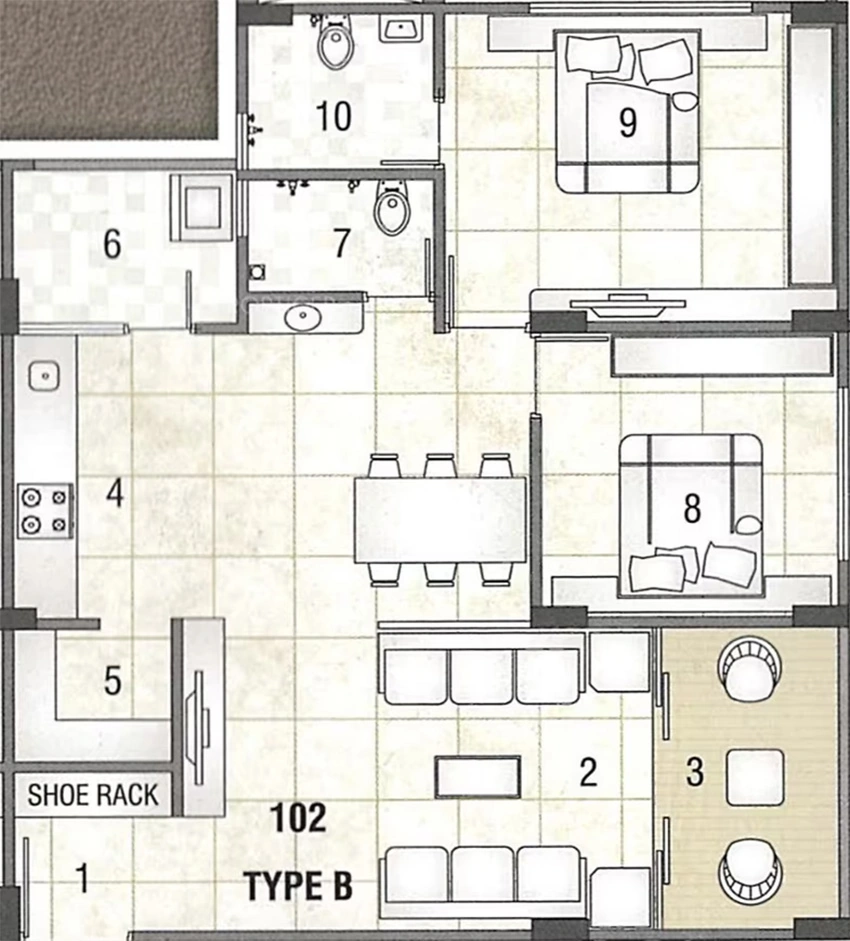 2 BHK Flat in Shivprath Ananta Heights in Bareja, Ahmedabad - Image 907161