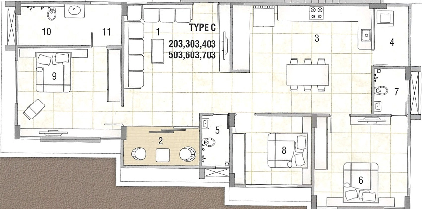 3 BHK Flat in Shivprath Ananta Heights in Bareja, Ahmedabad - Image 907163