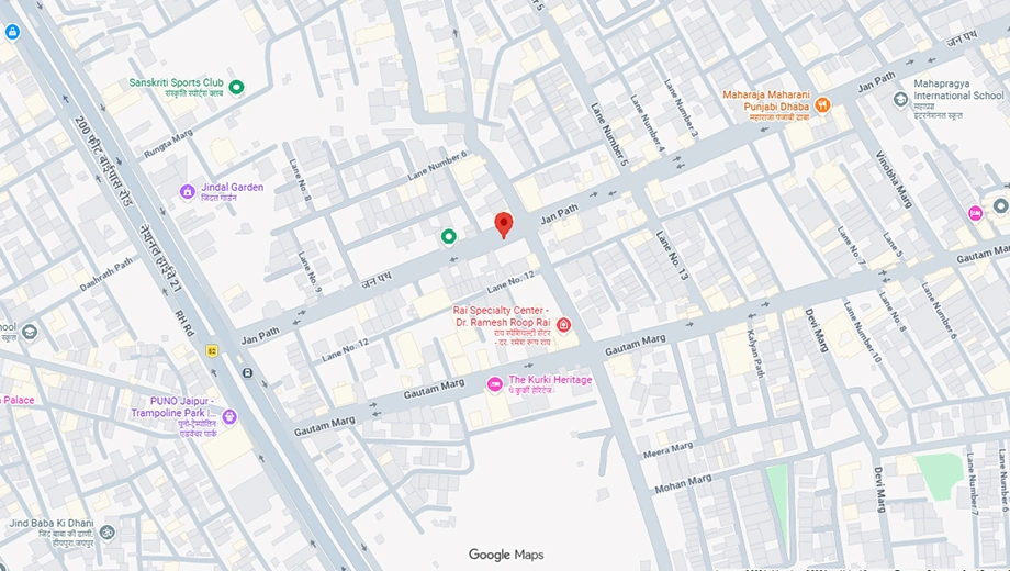 Location of Skyline Metro prime 8 in Nirman Nagar, Jaipur - Image 378010