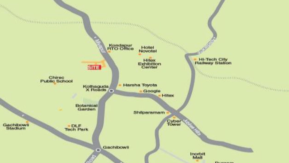 Location of AR Infra Green Valley - Image 378246