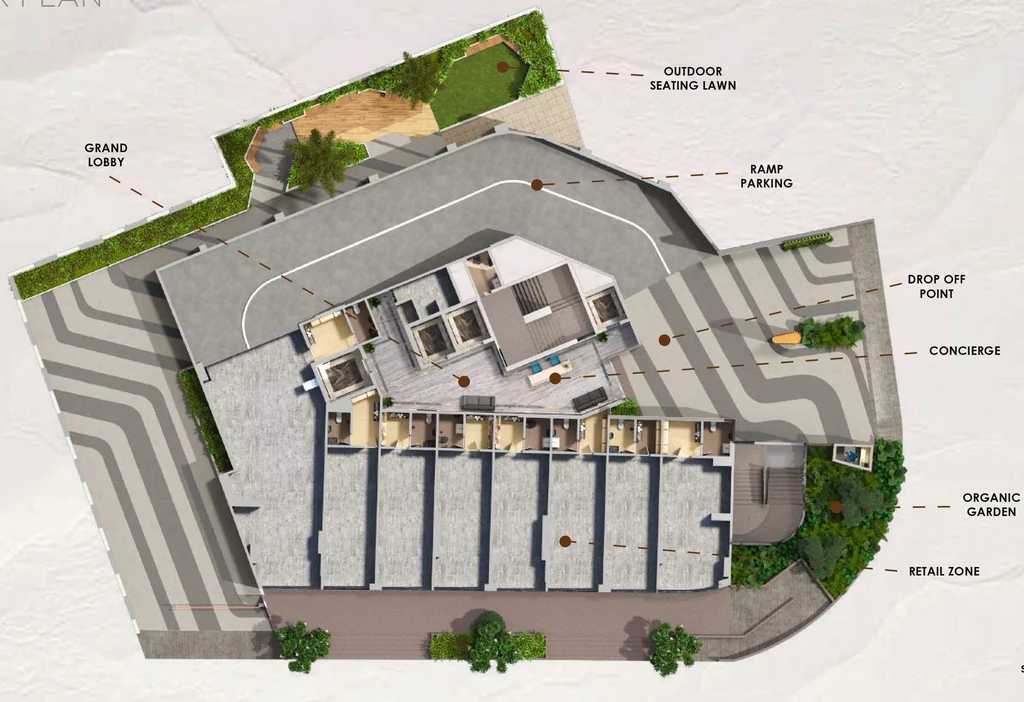 Master Plan of Alphaite Azure Residences in Versova, Mumbai - Image 382221