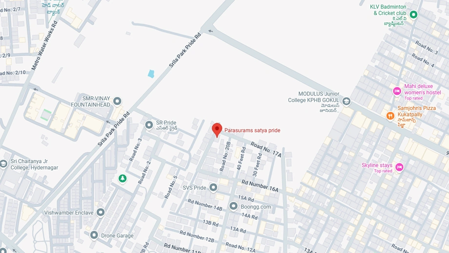 Location of Confident Parushurams Satya Pride in Hitech City, Hyderabad - Image 378444