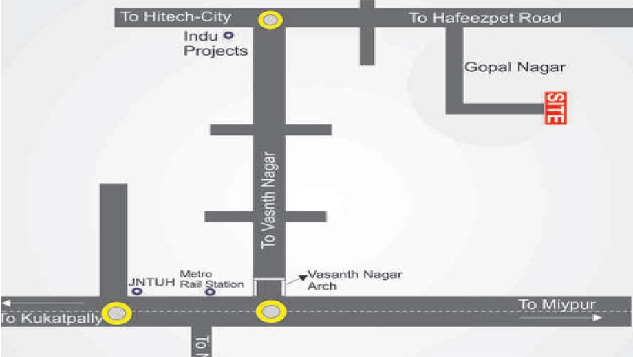 Location of Confident Vinayakas Harivillu - Image 378449