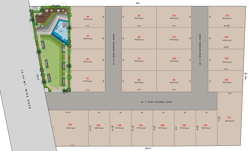 Master Plan of Eco Elysian in Althan, Surat - Image 378107