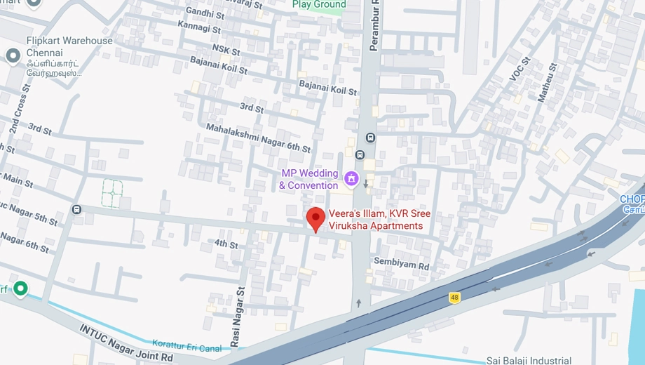 Location of KVR Sree Viruksha - Image 378101