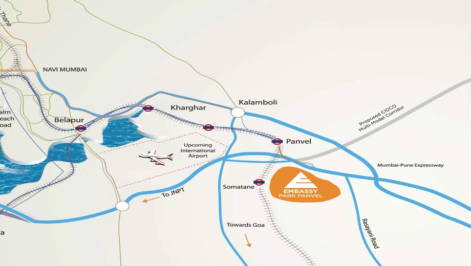 Location of Embassy Park in Panvel, Navi Mumbai - Image 378121