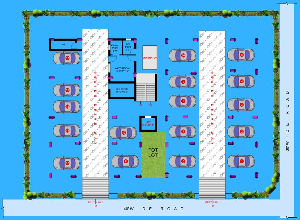 Master Plan of Koumudi Mansion in Kondapur, Hyderabad - Image 378489