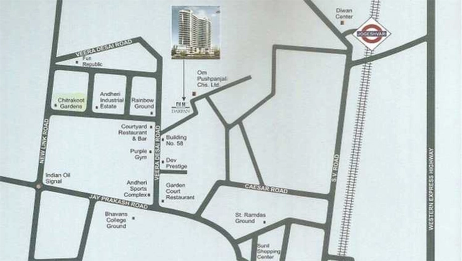 Location of DLH Darpan in Andheri West, Mumbai - Image 379372