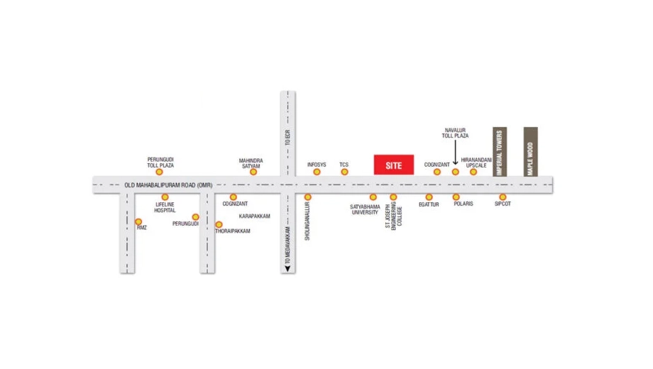 Location of Sri Sreenivasa Crescent Heights - Image 378179