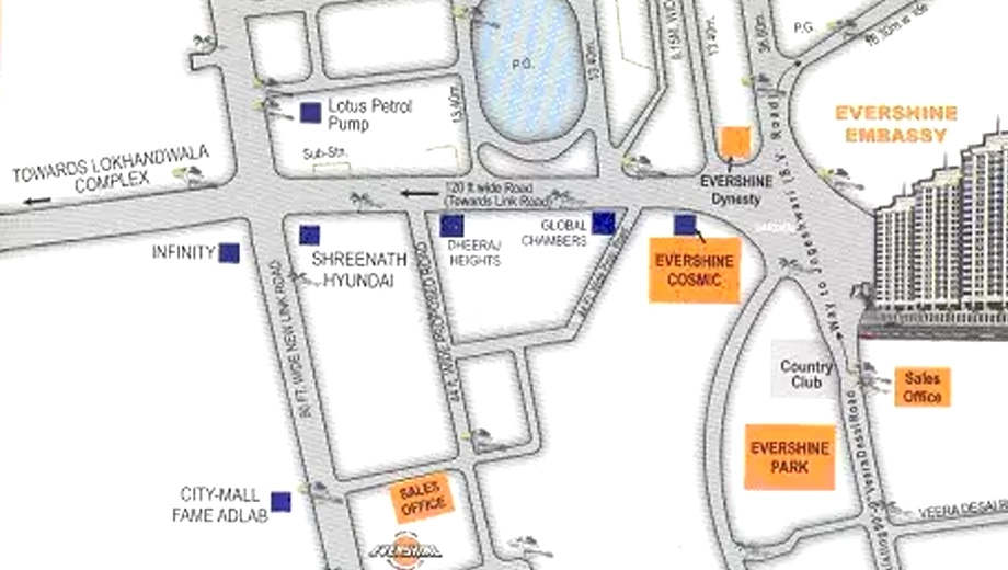 Location of Evershine Embassy - Image 382275