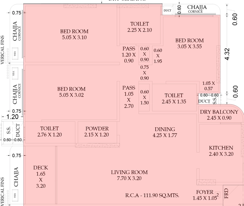 3 BHK Flat in Mesacon Magic Carpet in Andheri West, Mumbai - Image 908352