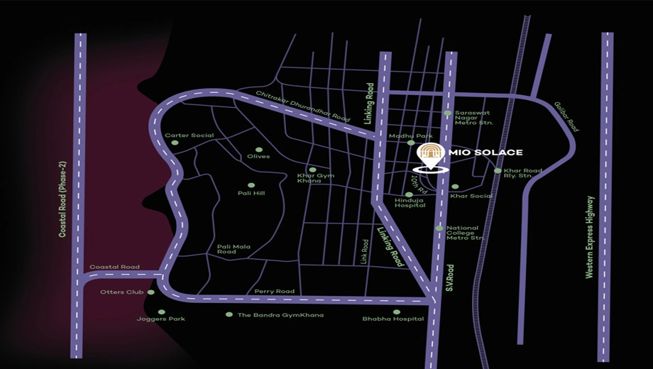 Location of Sayaji Mio Solace - Image 378233