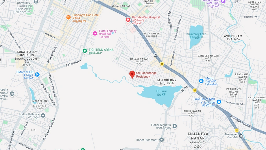 Location of Sri Panduranga Residency - Image 379079