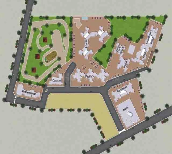 Master Plan of Sagar City Caribbean in Andheri West, Mumbai - Image 382390